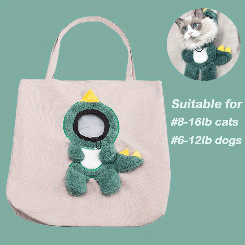 Little Bee Design Cat Dog Carrier Bags Portable Breathable Bag Soft Pet Carriers With Safety Zippers Outgoing Travel Pets Handbag