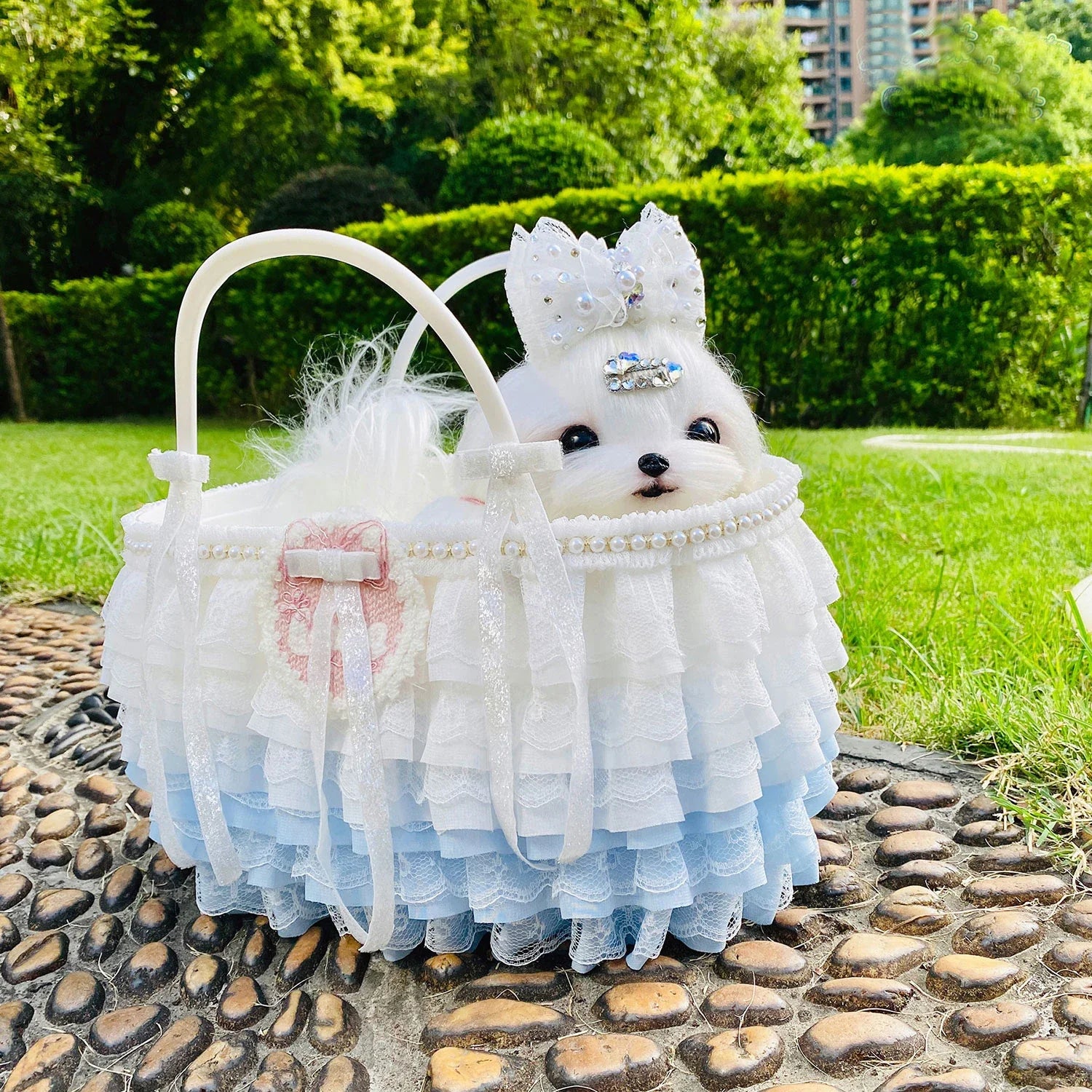 korean blue white portable dog bag fashion luxury pet dog cats carriers