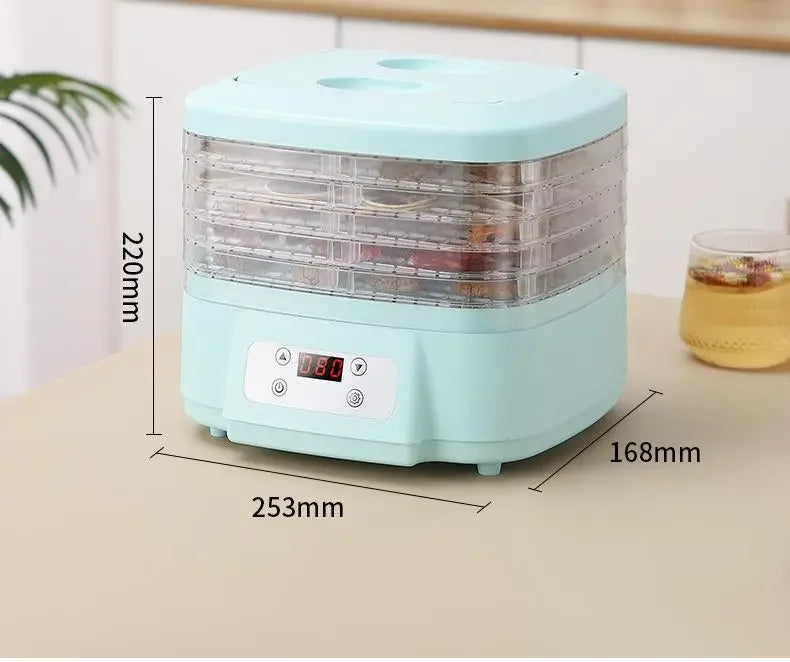 small mini Food dryer home dry fruit machine fruit vegetable pet meat intelligent  multi-function large capacity new