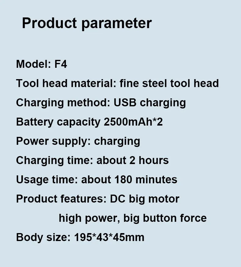 Wireless Pet Hair Clippers Trimmer Professional Dog Trimmer for Pet Do