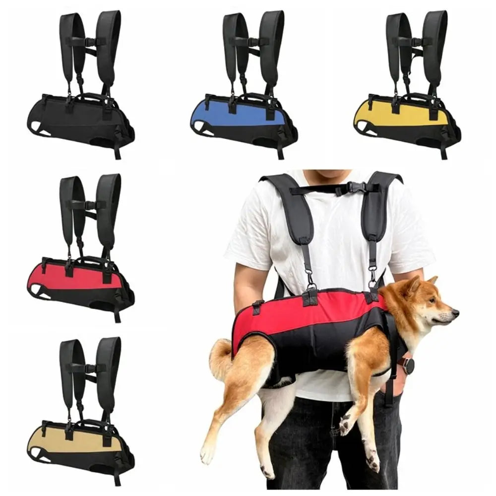 Creative Pet Backpack Carrier Oxford Cloth Breathable Mesh Horizontal 