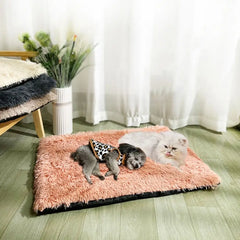 -slip waterproof warm cat blanket comfortable velvet puppy sleep mat winter