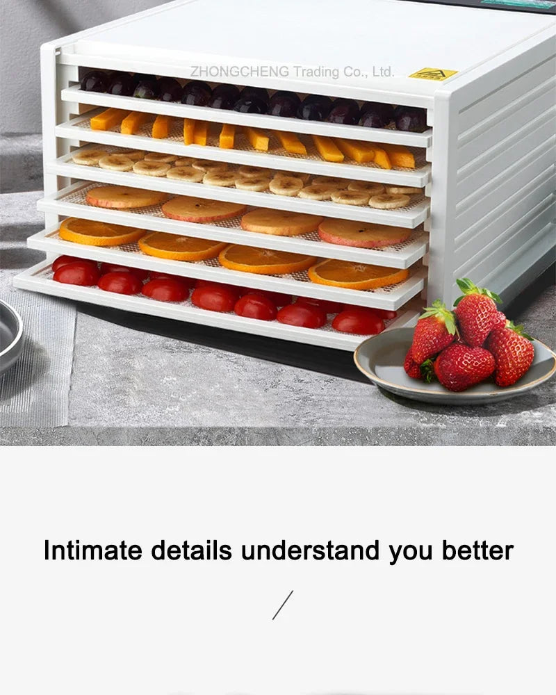 6 Layer Dehydrator 25L Dried fruit machine food air dryer small fruit dried meat dry food dryer home pet snacks