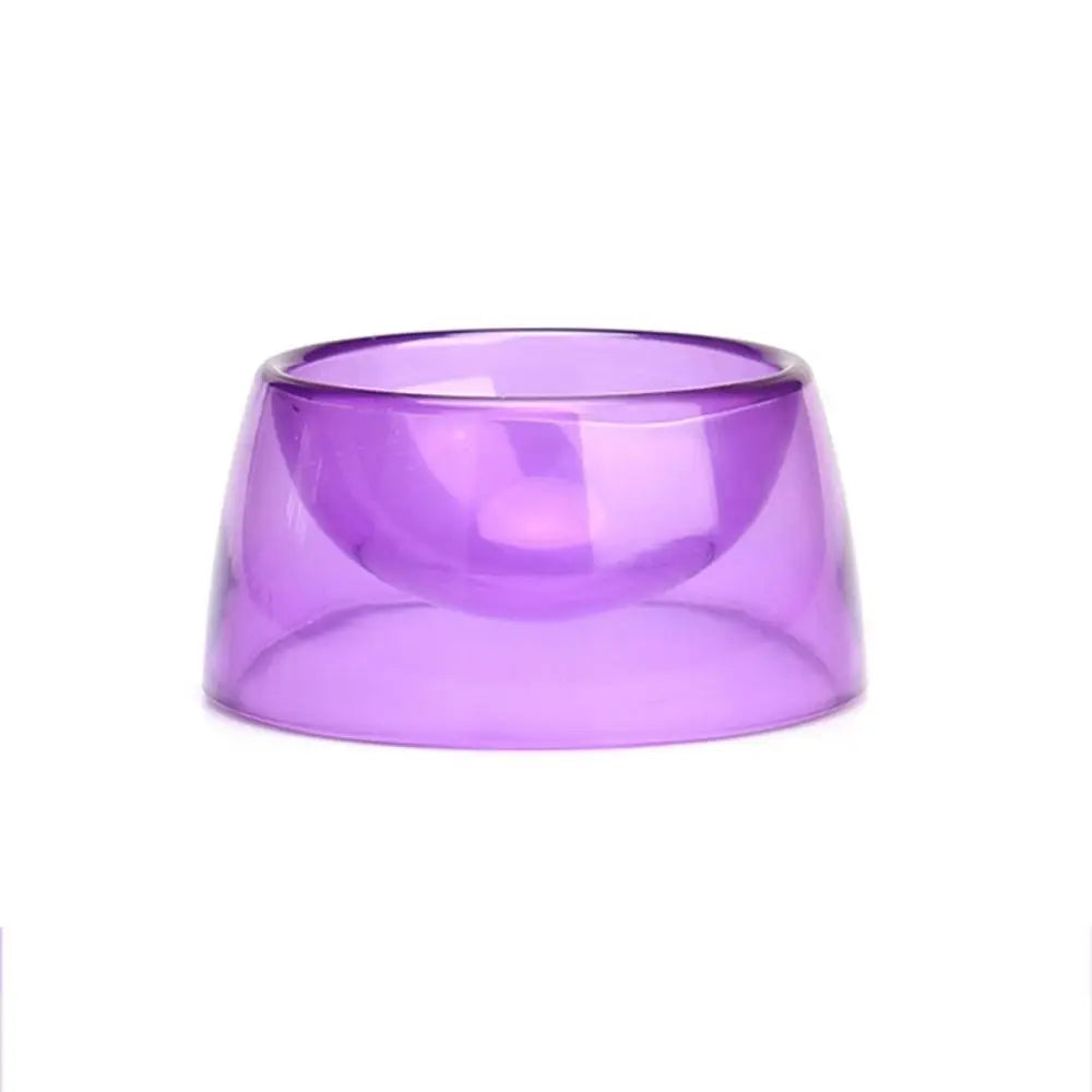 Bite Resistant Hamster Food Basin Non-slip Transparent Hamster Water Bowl Plastic Pet Feeding Bowl For Rats Hamster Guinea Pig