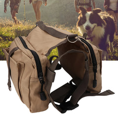 side bag dog pack hound travel camping hiking backpac