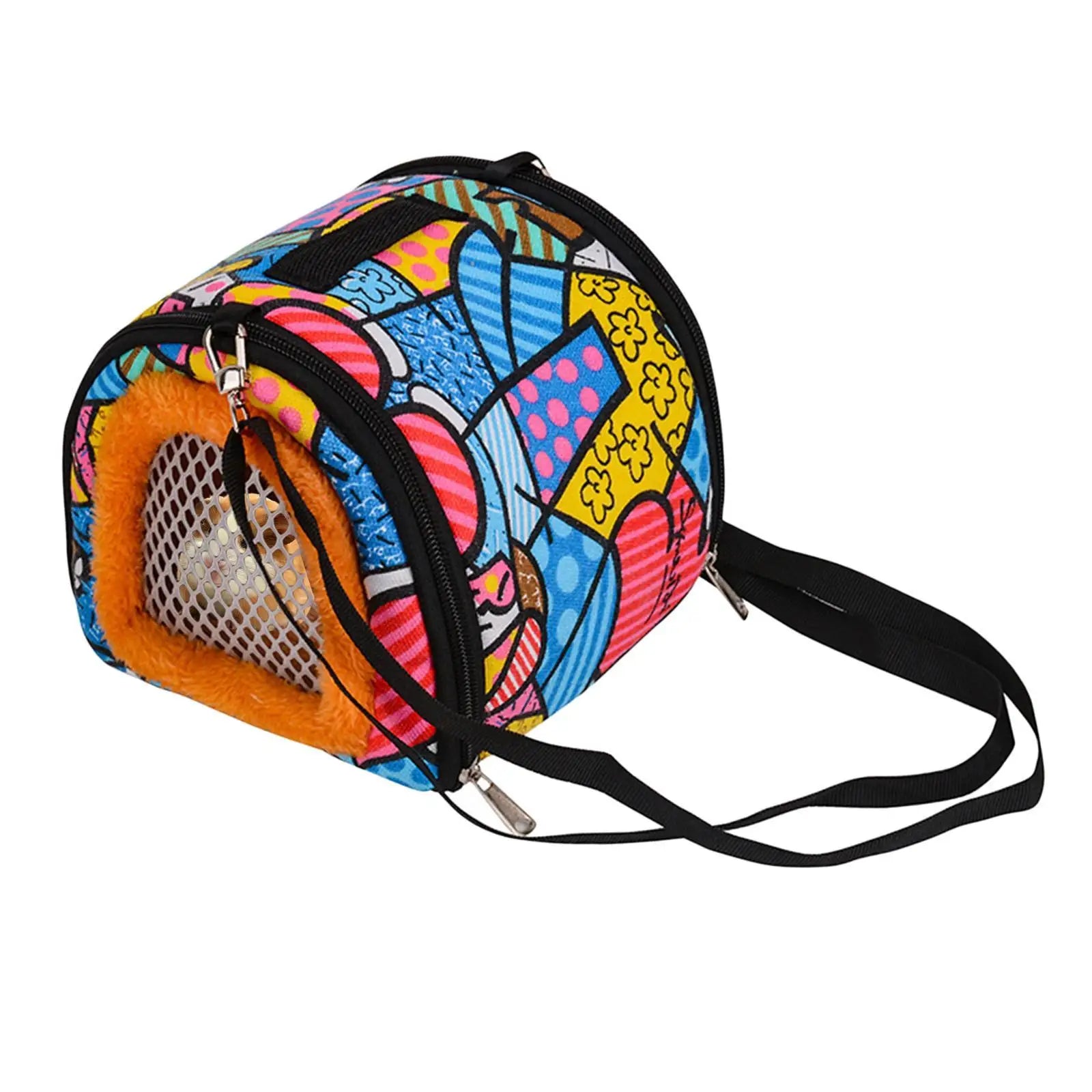 Portable Pet Hamster Rats Carrier Bag Breathable Travel Bag for Squirrel Rat