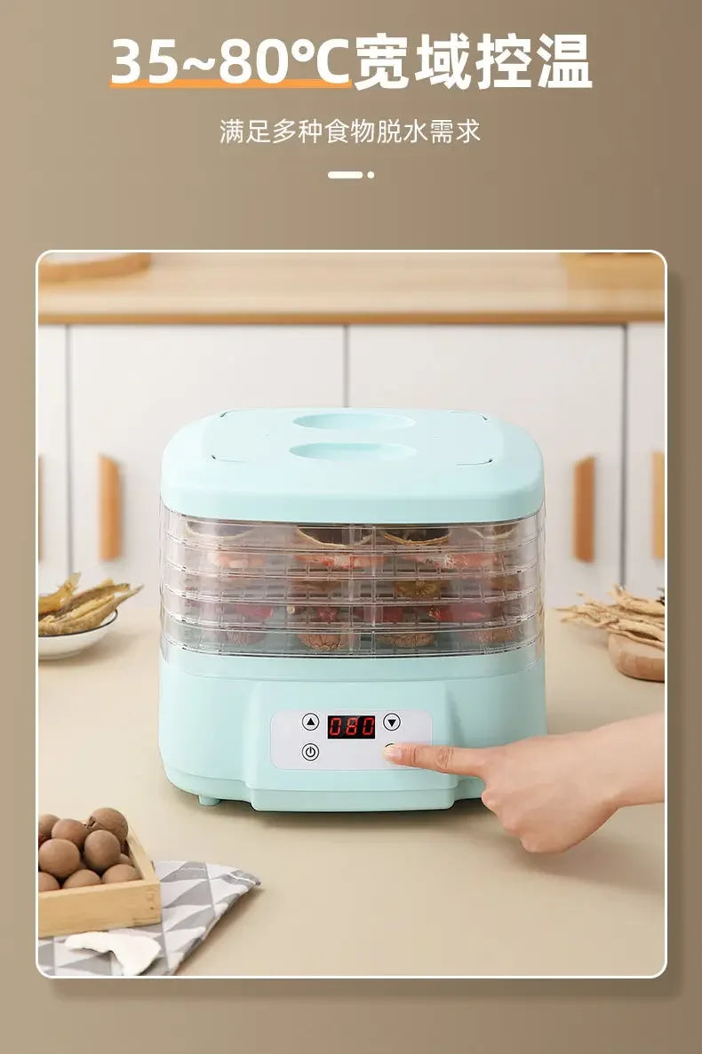 small mini Food dryer home dry fruit machine fruit vegetable pet meat intelligent  multi-function large capacity new