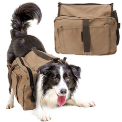 side bag dog pack hound travel camping hiking backpac