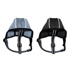 Dog Muzzle Pet Mouth Cover Anti Bark Bite Mesh Anti-Biting Chewing Adjustable Mesh with Reflective Strap Pet Supplies