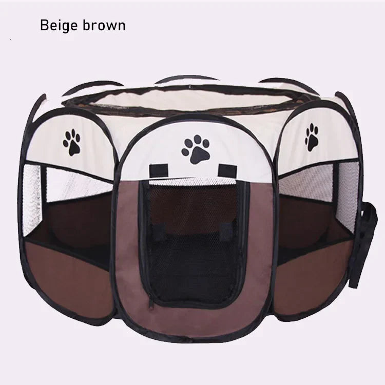 Waterproof Breathable Mesh Outdoor Courtyard Cat And Dog Cage House Foldable Universal Indoor Pet Tent