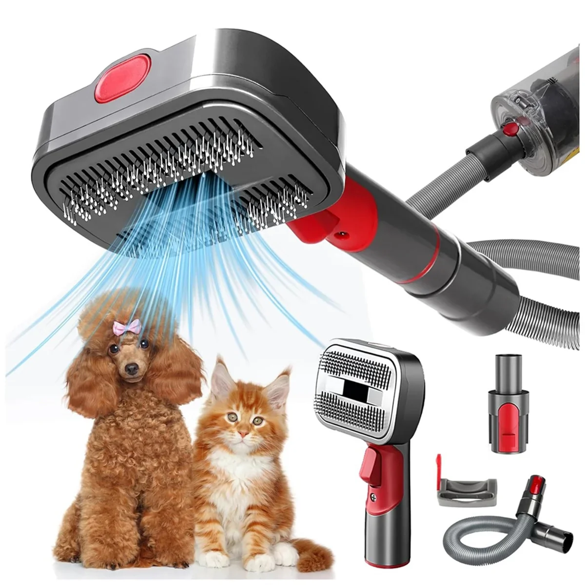 Pet Dog Grooming Kit for Dyson Vacuum V7 V8 V10 V V12 V15,Dog Grooming