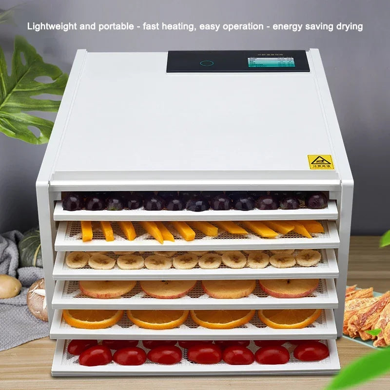 6 Layer Dehydrator 25L Dried fruit machine food air dryer small fruit dried meat dry food dryer home pet snacks