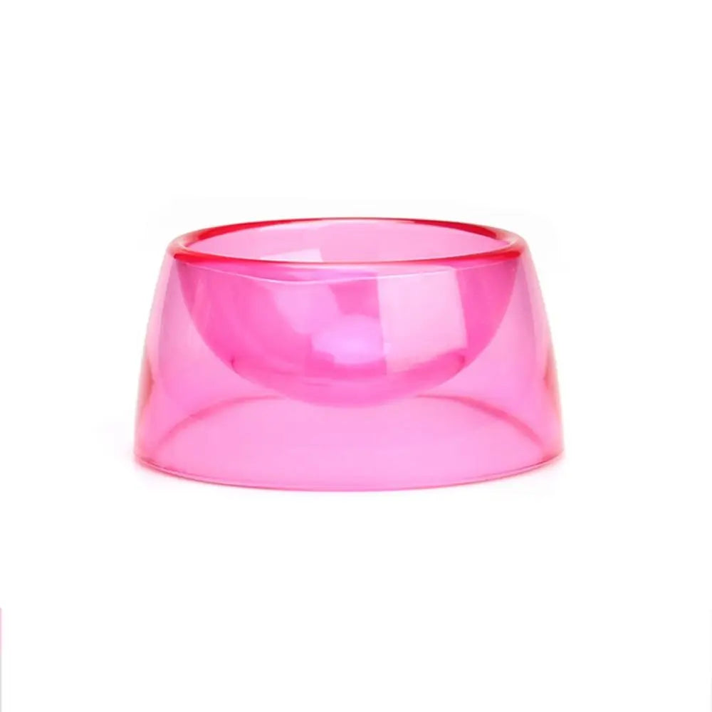 Bite Resistant Hamster Food Basin Non-slip Transparent Hamster Water Bowl Plastic Pet Feeding Bowl For Rats Hamster Guinea Pig