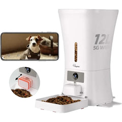 skymee 12l smart automatic dog feeder