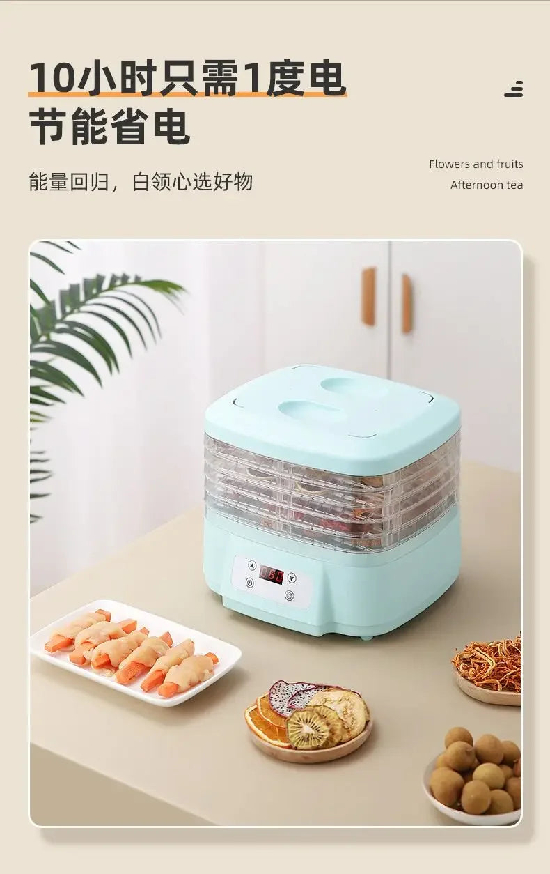 small mini Food dryer home dry fruit machine fruit vegetable pet meat intelligent  multi-function large capacity new