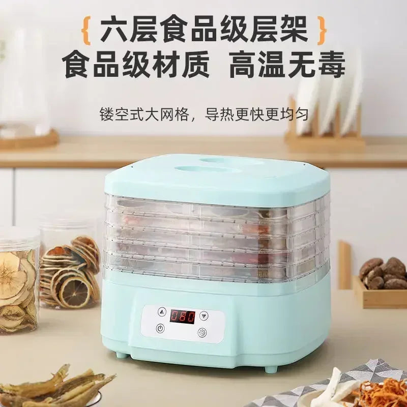 small mini Food dryer home dry fruit machine fruit vegetable pet meat intelligent  multi-function large capacity new